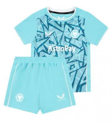 Maillot de foot Wolves Troisième enfant 2023-24 Manches Courte (+ pantalon court)